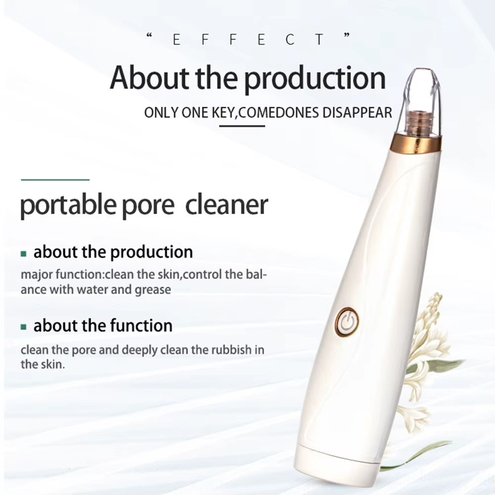 Electric Face Blackhead Remover Facial Pore Acne Pimple Removal Skin Care Device