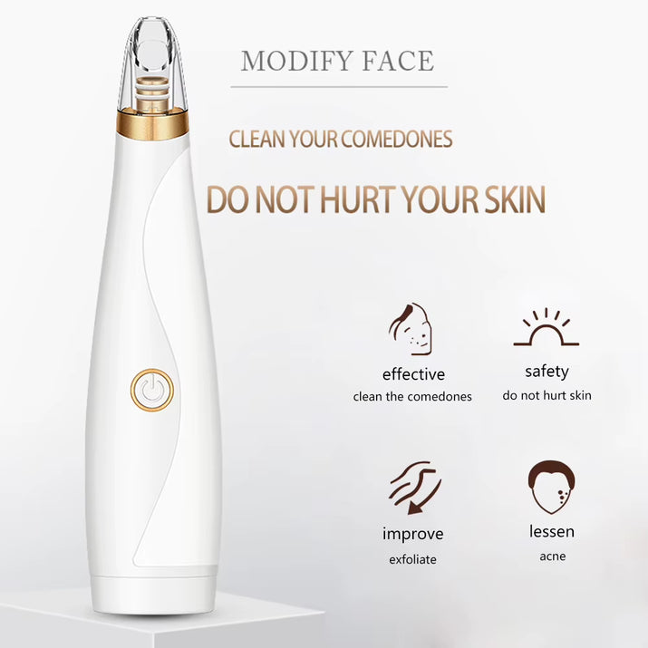 Electric Face Blackhead Remover Facial Pore Acne Pimple Removal Skin Care Device