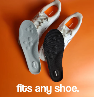 4D Latex Sport Insoles High Elastic Arch Support Shoe Pads Anti-Shock Deodorant Cushion Inserts