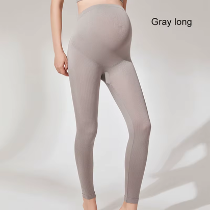 Elastic High Waist Maternity Leggings Skinny for Pregnant Women Belly Support Postpartum Leggins Body Shaper Fitness Trousers