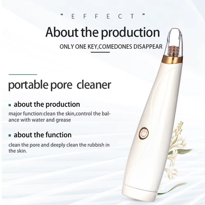 Electric Face Blackhead Remover Facial Pore Acne Pimple Removal Skin Care Device