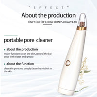 Electric Face Blackhead Remover Facial Pore Acne Pimple Removal Skin Care Device